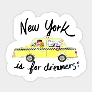 New York is for Dreamers Sticker